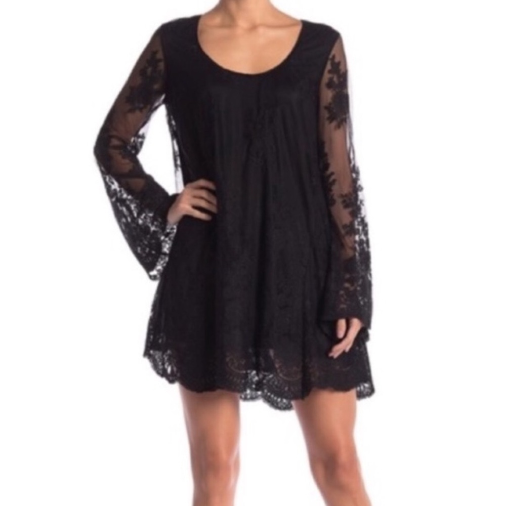 Show Me Your Mumu Fannie Flow Dress Bell Sleeve